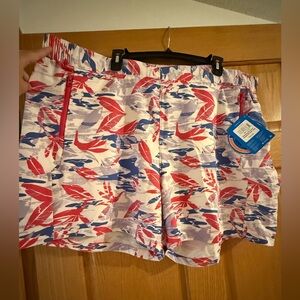 Columbia Women’s 2X Plus patterned 5” inseam Tidal ll PFG/SPF shorts brand new